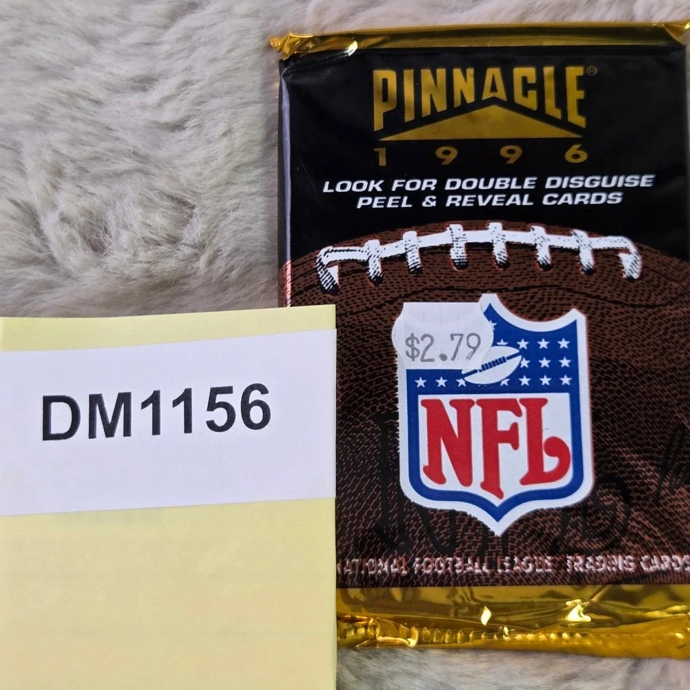 1996 Pinnacle NFL Football Lot of 5 Sealed Packs 10 Cards Double Disguise Vtg